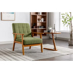28.74 Tufted Accent Chair with Solid Wood Frame