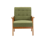 Fauteuil d'appoint capitonné 28,74 avec cadre en bois massif