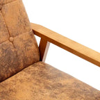 Fauteuil d'appoint capitonné 28,74 avec cadre en bois massif