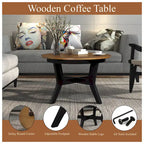 Table basse ronde