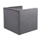 Fauteuil pivotant capitonné