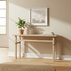 Petite console en bois blond