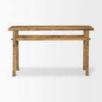 Petite console en bois blond