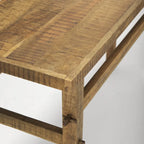 Petite console en bois blond