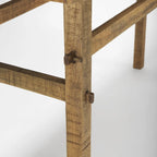 Petite console en bois blond