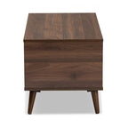 Table basse finition noyer