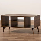 Table basse finition noyer