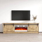 Meuble TV 79 avec cheminée électrique