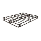 Cadre de lit très grand avec sommier tapissier renforcé et matelas à ressorts métalliques