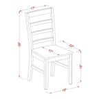 East West Furniture – Ensemble de salle à manger comprenant une table carrée avec rallonge papillon et des chaises de salle à manger (options de type de siège)
